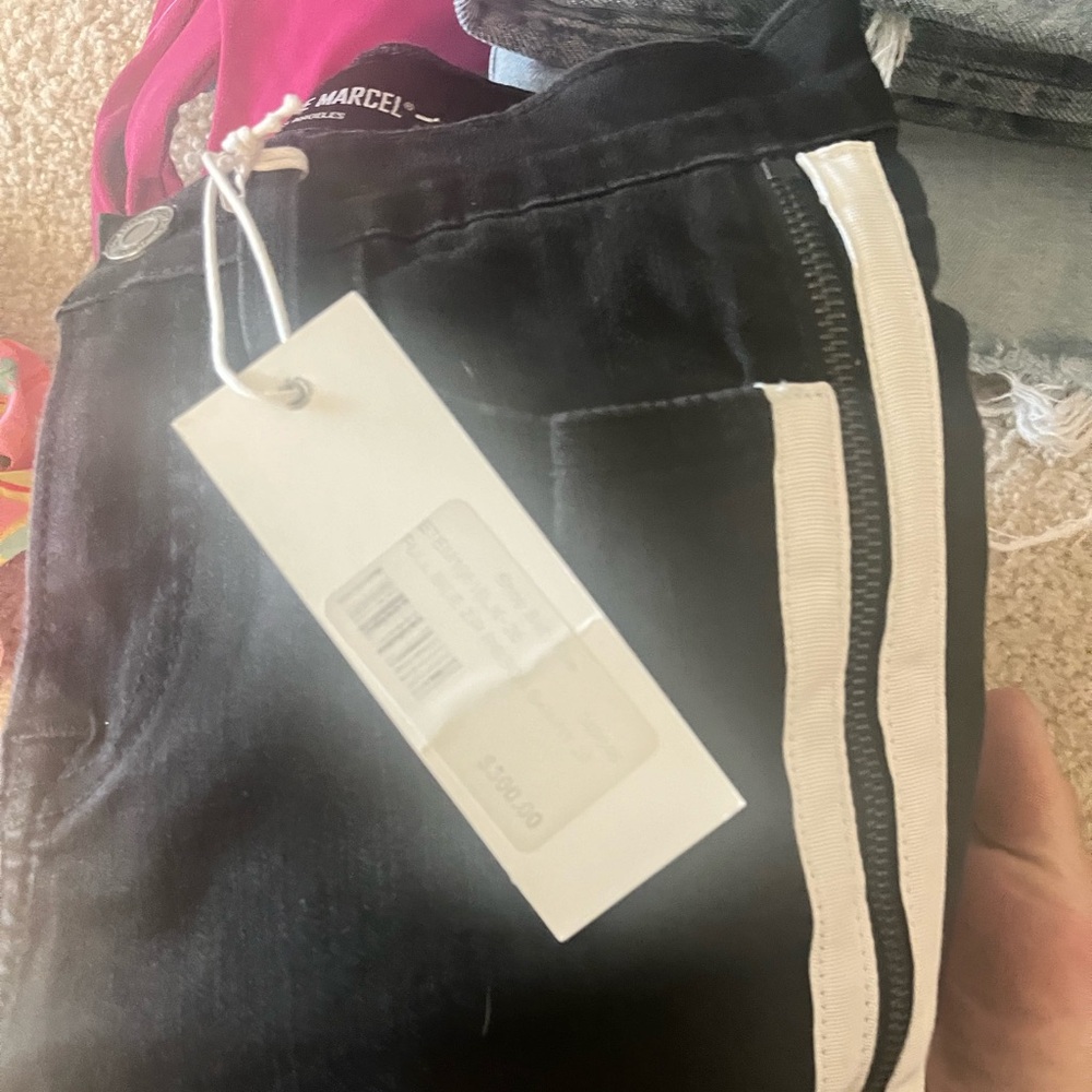 etienne marcel full side zip ribbon skinny